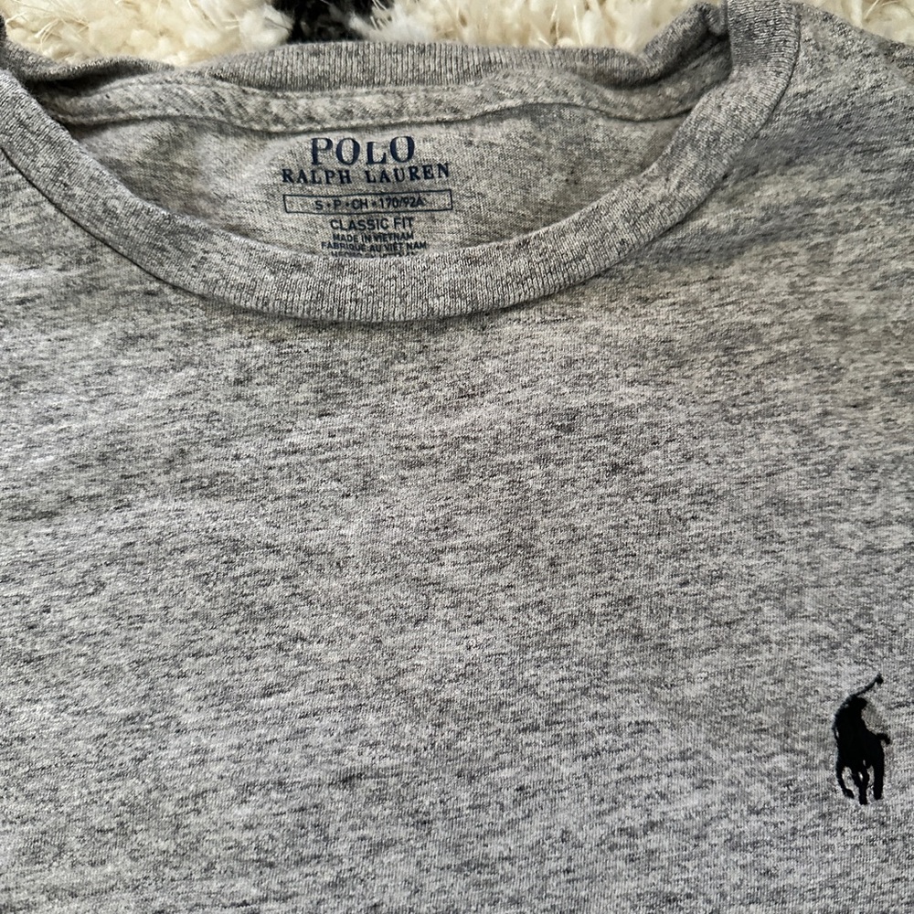 Ralph Lauren Gray Short Sleeve Tee - Picture 2 of 2